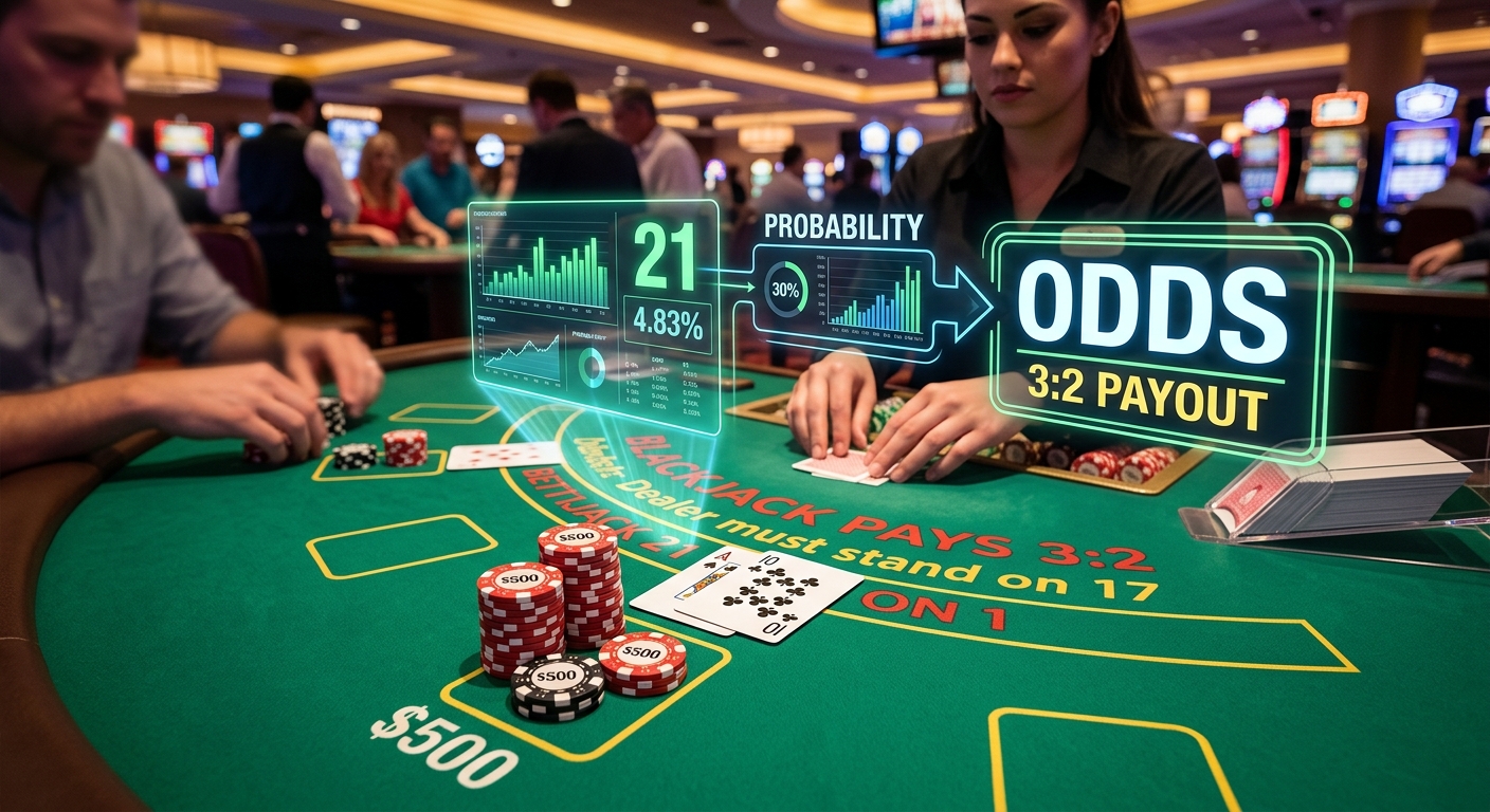 How Blackjack Probability Numbers Translate Into Odds at the Table