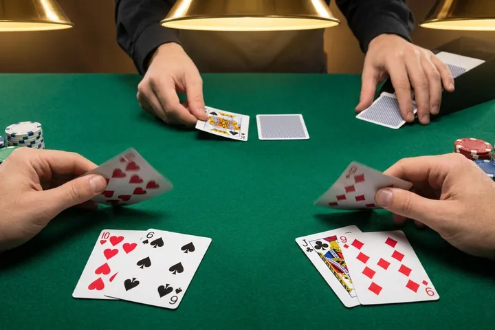 Switch the second cards in Blackjack Switch