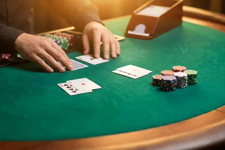 Place your bet and deal in Classic Blackjack