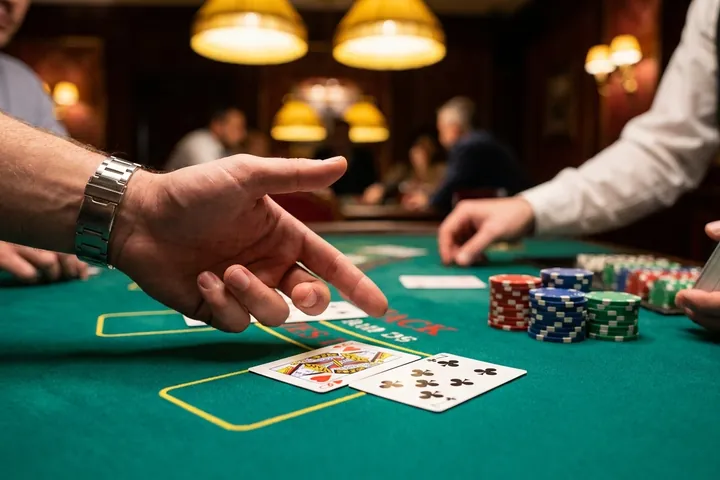 Play your hand in Single-Deck Blackjack